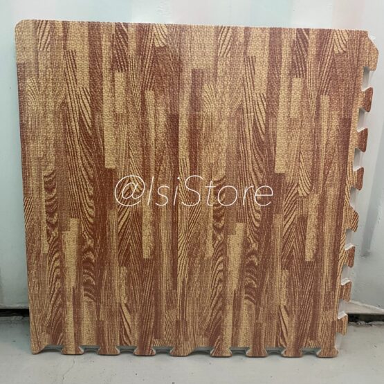 Alfombra diseño piso flotante- madera 60×60, 10mm, café claro